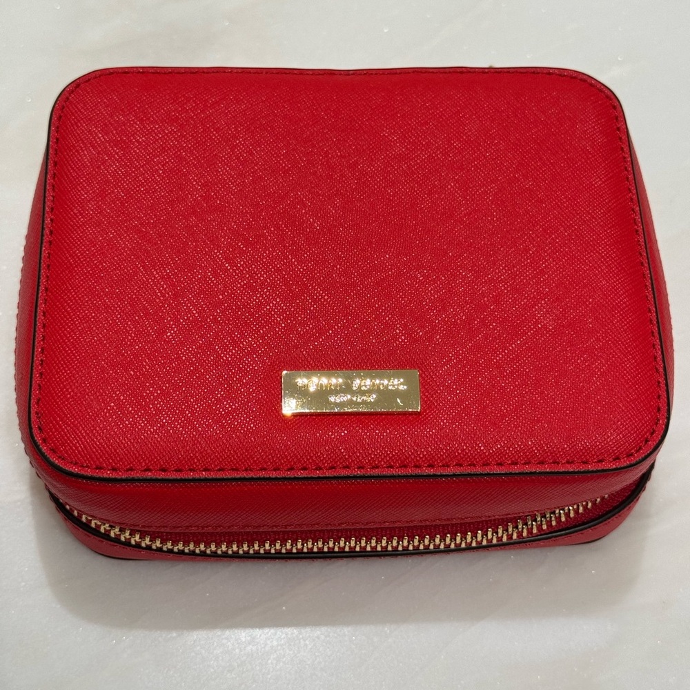 HENRI BENDEL Red jewelry case without monogram